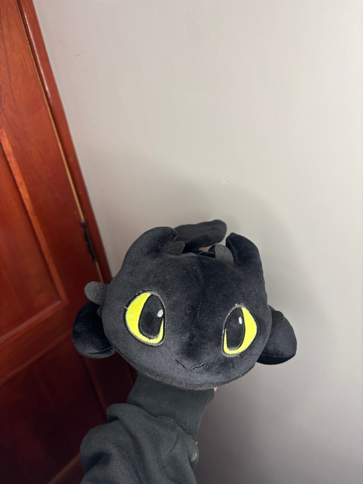 🖤 NightyPuff™ Black Dragon Plush (40CM)