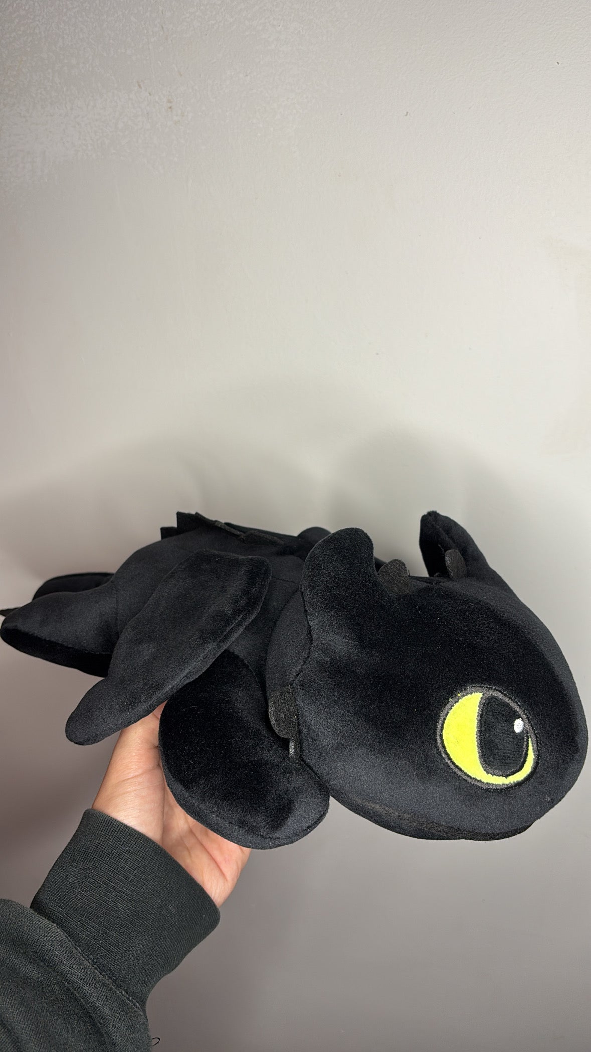 🖤 NightyPuff™ Black Dragon Plush (40CM)